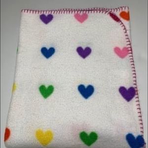 Multicolored Heart Throw